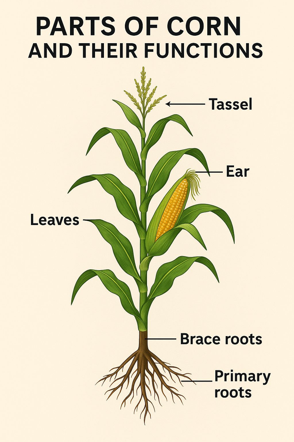 Corn Parts and Their Functions